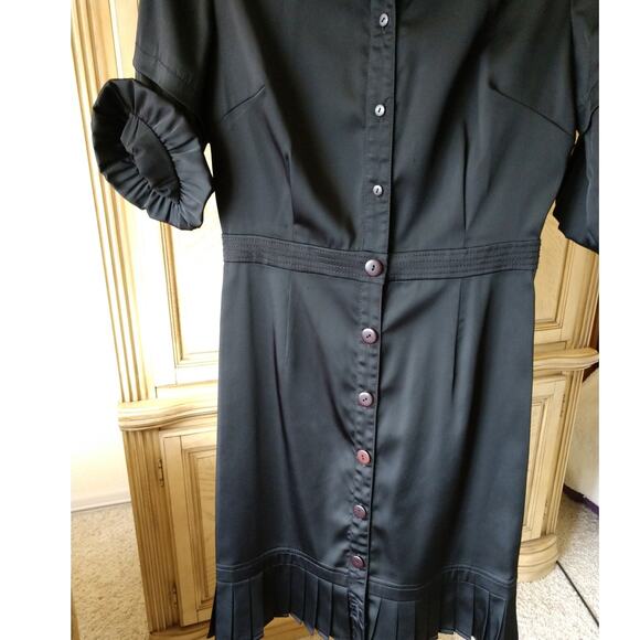 Classic Phoebe Couture Black Cocktail Dress Sz 6 - Picture 5 of 6